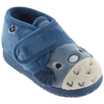 Cipők Gyerek Baba mamuszok Victoria Baby Shoes 05119 - Jeans Kék