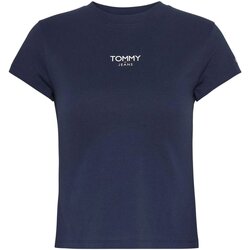 Ruhák Női Pólók / Galléros Pólók Tommy Jeans DW0DW16435 Kék