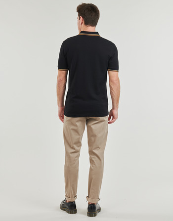 Fred Perry TWIN TIPPED FRED PERRY SHIRT Fekete  / Barna