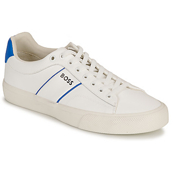 Cipők Férfi Rövid szárú edzőcipők BOSS  Aiden_Tenn_flpp (289110) Fehér