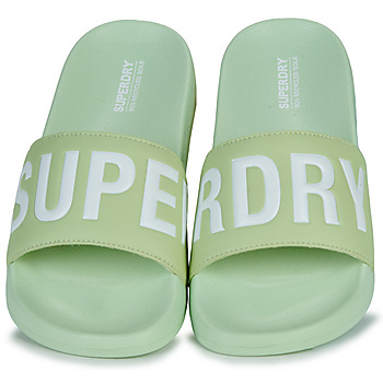 Superdry Sandales De Piscine Véganes Core Zöld / Fehér