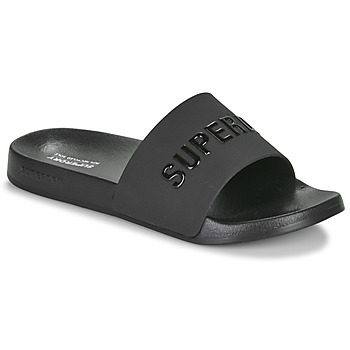 Cipők Férfi strandpapucsok Superdry Sandales De Piscine À Logo Véganes Fekete 