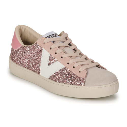 Cipők Női Rövid szárú edzőcipők Victoria BERLIN Rózsaszín / Fehér