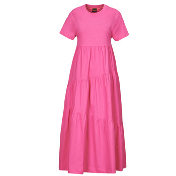 Ruhák Női Hosszú ruhák BOSS C_Enesi_1 Rózsaszín
