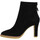 Cipők Női Bokacsizmák Lola Cruz 354 Velours Femme Noir Fekete 