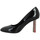 Cipők Női Félcipők Sonia Rykiel Valence Pump Cuir Vernis Femme Noir Fekete 