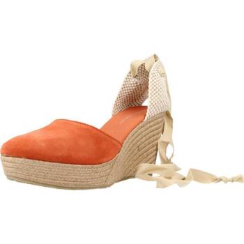 Cipők Női Gyékény talpú cipők Clara Duran PLATROMA Narancssárga