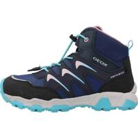 Cipők Lány Rövid szárú edzőcipők Geox J MAGNETAR G. B ABX Kék
