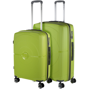 Táskák Keményfedeles bőröndök Jaslen Zurich Zöld
