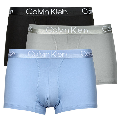 Fehérnemű Férfi Boxerek Calvin Klein Jeans TRUNK 3PK X3 Szürke / Kék / Fekete 