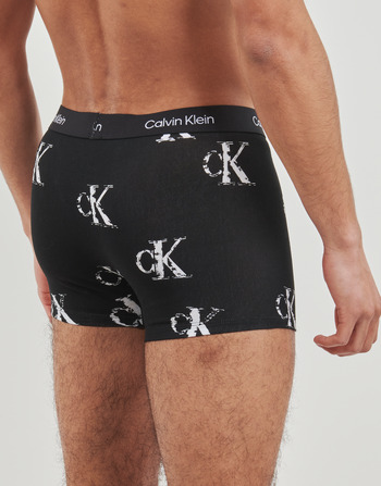 Calvin Klein Jeans TRUNK 3PK X3 Fekete  / Fekete  / Lila