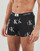 Fehérnemű Férfi Boxerek Calvin Klein Jeans TRUNK 3PK X3 Fekete  / Fekete  / Lila