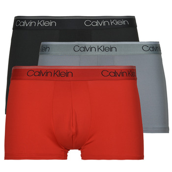 Fehérnemű Férfi Boxerek Calvin Klein Jeans LOW RISE TRUNK 3PK X3 Fekete  / Piros / Szürke