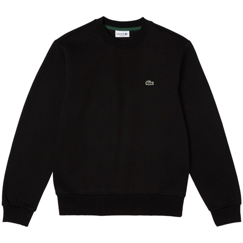 Ruhák Férfi Pulóverek Lacoste Organic Brushed Cotton Sweatshirt - Noir Fekete 
