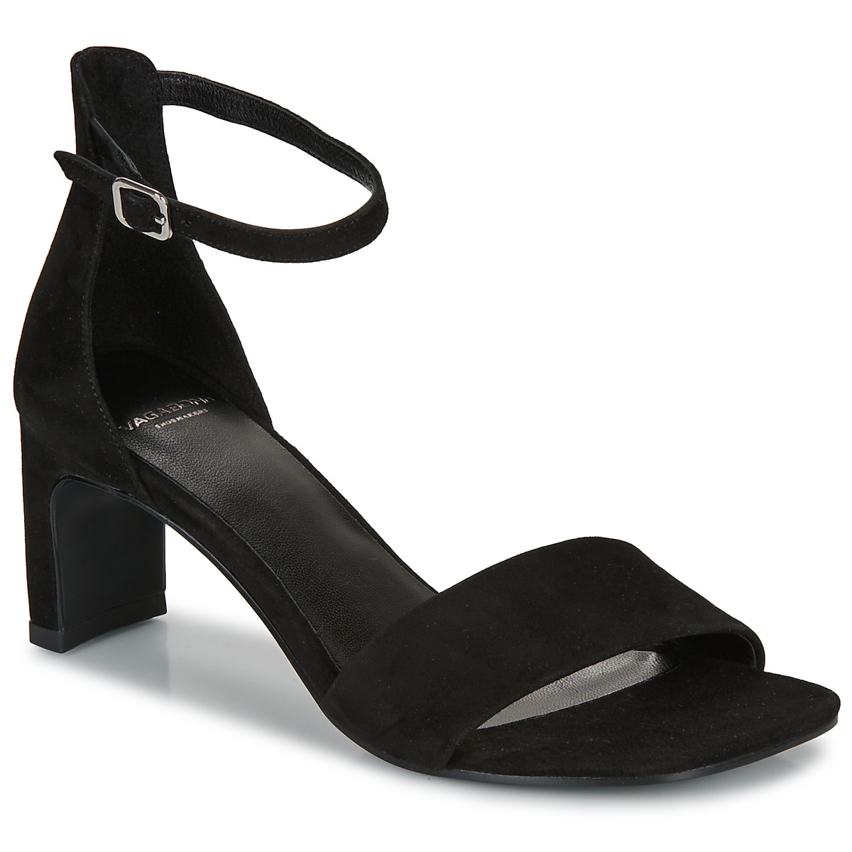 Cipők Női Szandálok / Saruk Vagabond Shoemakers LUISA SUEDE Fekete 