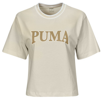 Ruhák Női Rövid ujjú pólók Puma PUMA SQUAD GRAPHIC TEE Bézs