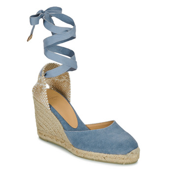 Cipők Női Gyékény talpú cipők Castaner CARINA Kék