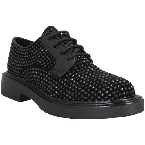 Cipők Női Oxford cipők Semerdjian M24 Velours Femme Noir Fekete 