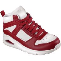 Cipők Női Magas szárú edzőcipők Skechers Uno high regards Piros