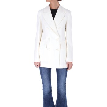 Ruhák Női Kabátok Semicouture Y3WI06 Fehér