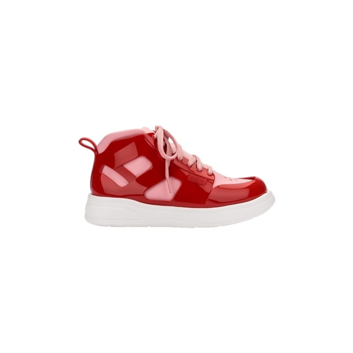 Cipők Női Divat edzőcipők Melissa Player Sneaker AD - White/Red Piros