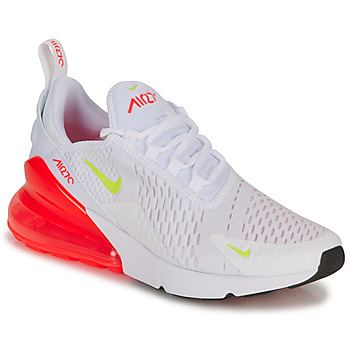 Cipők Női Rövid szárú edzőcipők Nike AIR MAX 270 Fehér / Narancssárga