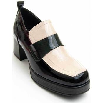 Cipők Női Mokkaszínek Purapiel 83462 Fekete 