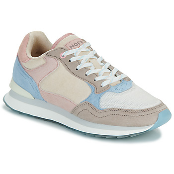 Cipők Női Rövid szárú edzőcipők HOFF BARCELONA Bézs / Kék / Rózsaszín