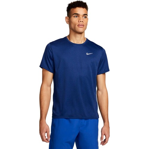 Ruhák Férfi Rövid ujjú pólók Nike CAMISETA HOMBRE  MILER DV9315 Kék