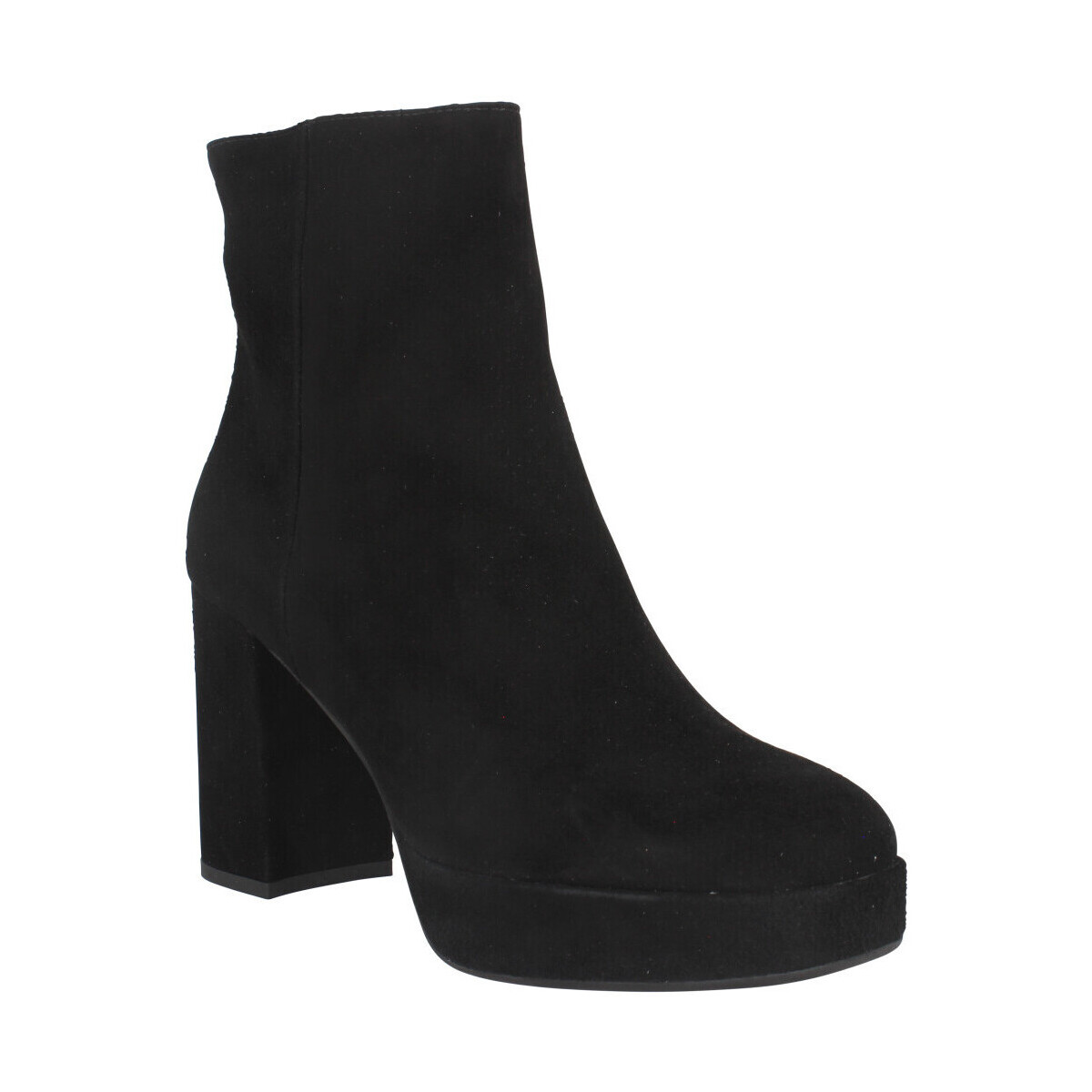 Cipők Női Bokacsizmák Les Venues 4050 Velours Femme Nero Fekete 
