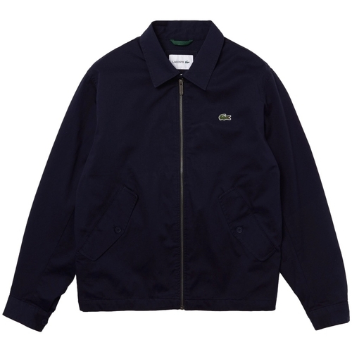 Ruhák Férfi Kabátok Lacoste Short Zippered Organic Jacket - Bleu Marine Bézs