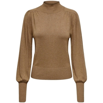 Only Julia Life L/S Knit - Toasted Coconut Barna
