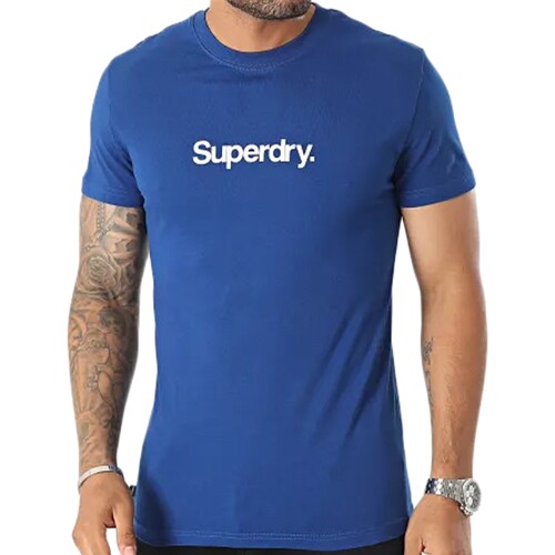 Ruhák Férfi Rövid ujjú pólók Superdry 223130 Kék