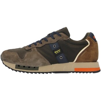 Cipők Férfi Rövid szárú edzőcipők Blauer F3QUEENS01/WAX Zöld
