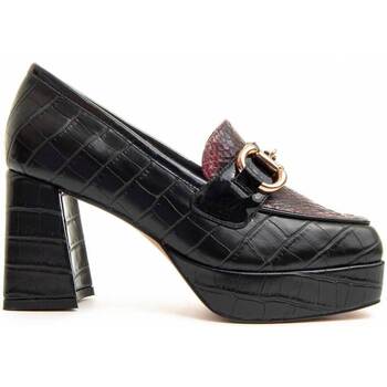 Cipők Női Félcipők Leindia 84819 Fekete 