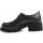 Cipők Női Mokkaszínek Leindia 84909 Fekete 