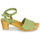Cipők Női Klumpák Sanita YARA FLEX Zöld