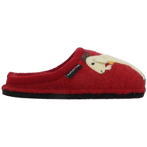 Cipők Női Mamuszok Haflinger FLAIR HEIDI Piros
