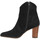 Cipők Női Bokacsizmák Les Venues 9851 Velours Femme Nero Fekete 