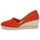 Cipők Női Gyékény talpú cipők Verbenas MAMEN SERRAJE Piros