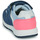 Cipők Lány Rövid szárú edzőcipők Geox B ALBEN GIRL Kék / Rózsaszín