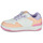 Cipők Lány Rövid szárú edzőcipők Geox J WASHIBA GIRL Fehér / Narancssárga / Lila
