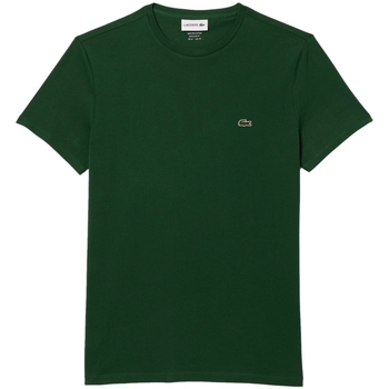 Ruhák Férfi Pólók / Galléros Pólók Lacoste Regular Fit T-Shirt - Vert Zöld
