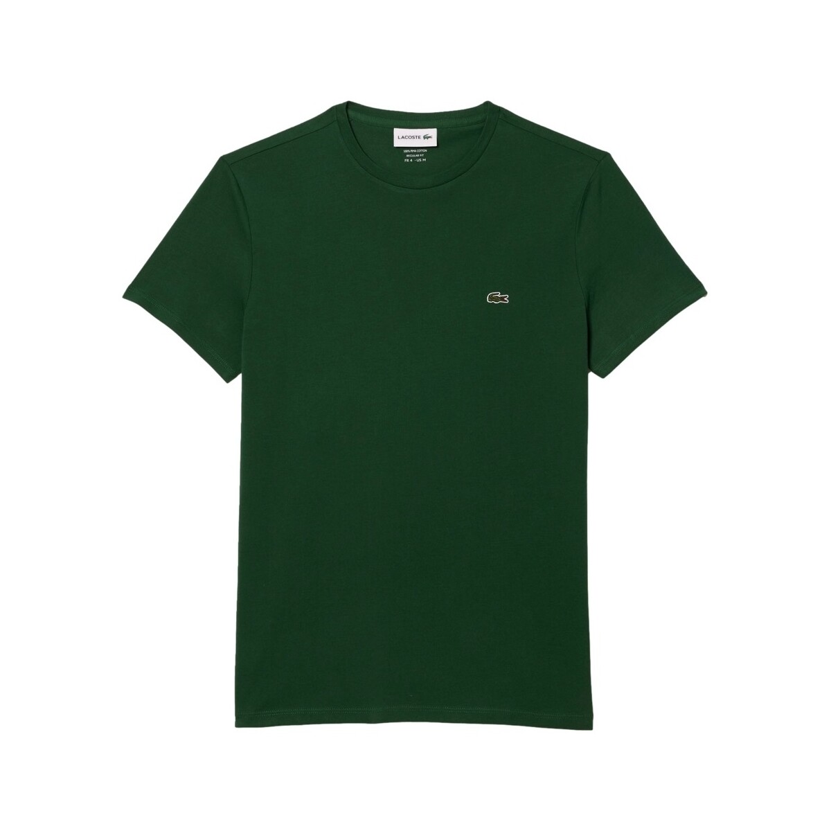 Ruhák Férfi Pólók / Galléros Pólók Lacoste Regular Fit T-Shirt - Vert Zöld