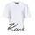 Ruhák Női Rövid ujjú pólók Karl Lagerfeld karl signature hem t-shirt Fehér