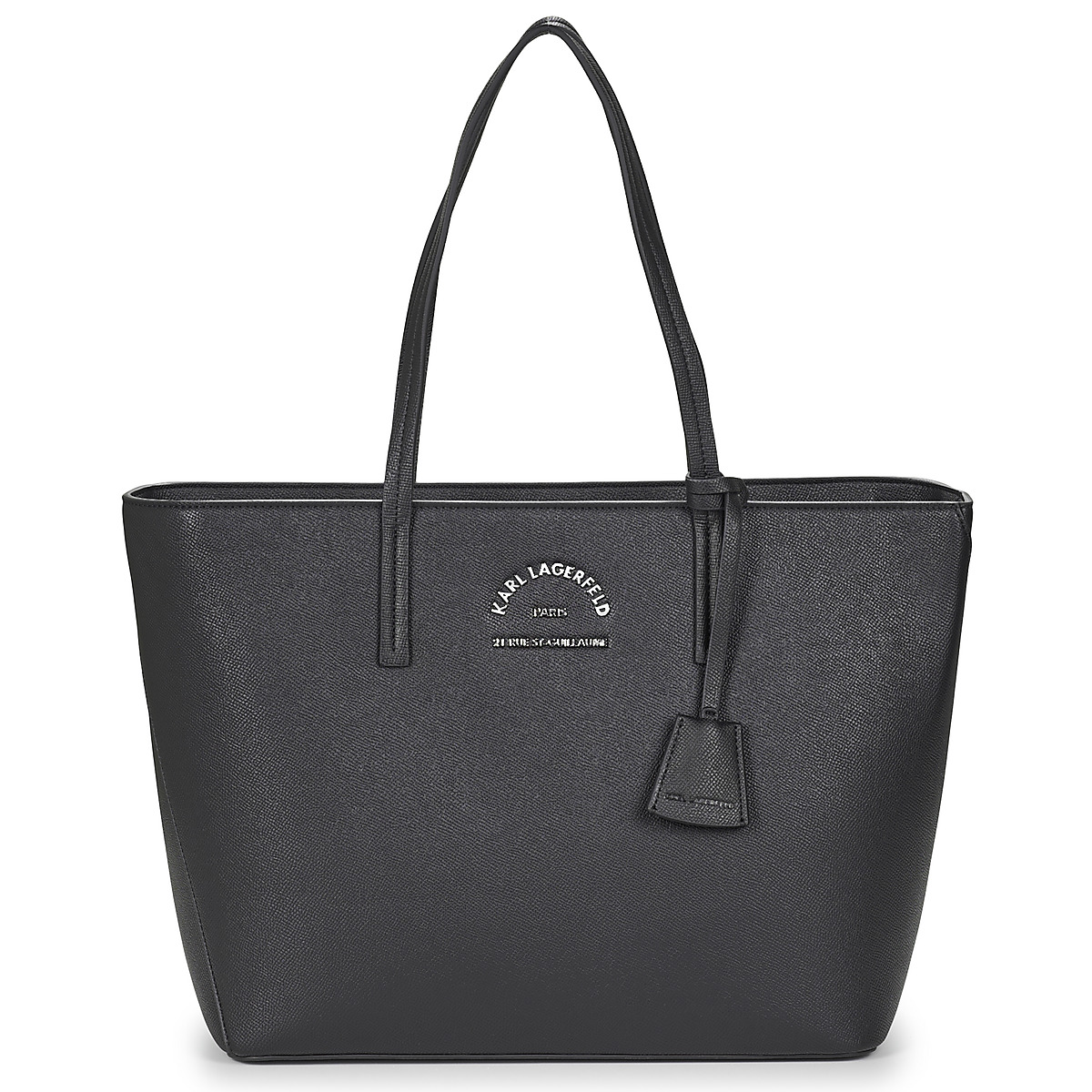 Táskák Női Bevásárló szatyrok / Bevásárló táskák Karl Lagerfeld RSG METAL LG TOTE Fekete 