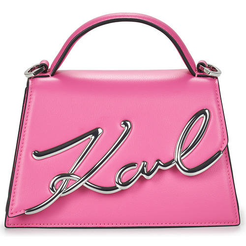 Táskák Női Kézitáskák Karl Lagerfeld K/SIGNATURE 2.0 SM CROSSBODY Rózsaszín