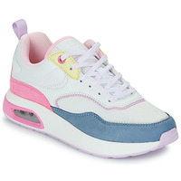 Cipők Női Rövid szárú edzőcipők Dockers by Gerli 54KA201 Fehér / Kék / Rózsaszín