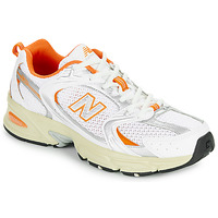 Cipők Női Rövid szárú edzőcipők New Balance 530 Fehér / Narancssárga / Ezüst