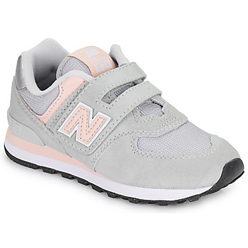 Cipők Lány Rövid szárú edzőcipők New Balance 574 Bézs / Rózsaszín